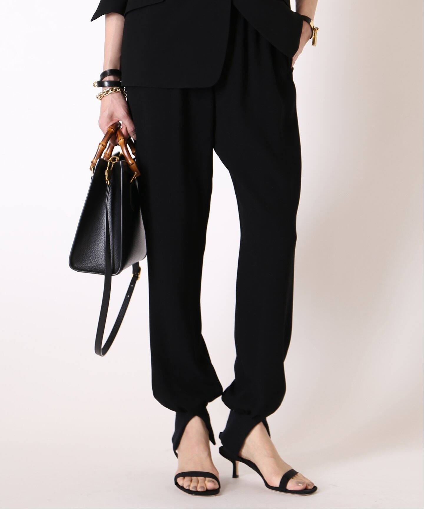 Col Pierrot/コルピエロ】ジョーゼットスソリブパンツ（その他パンツ  