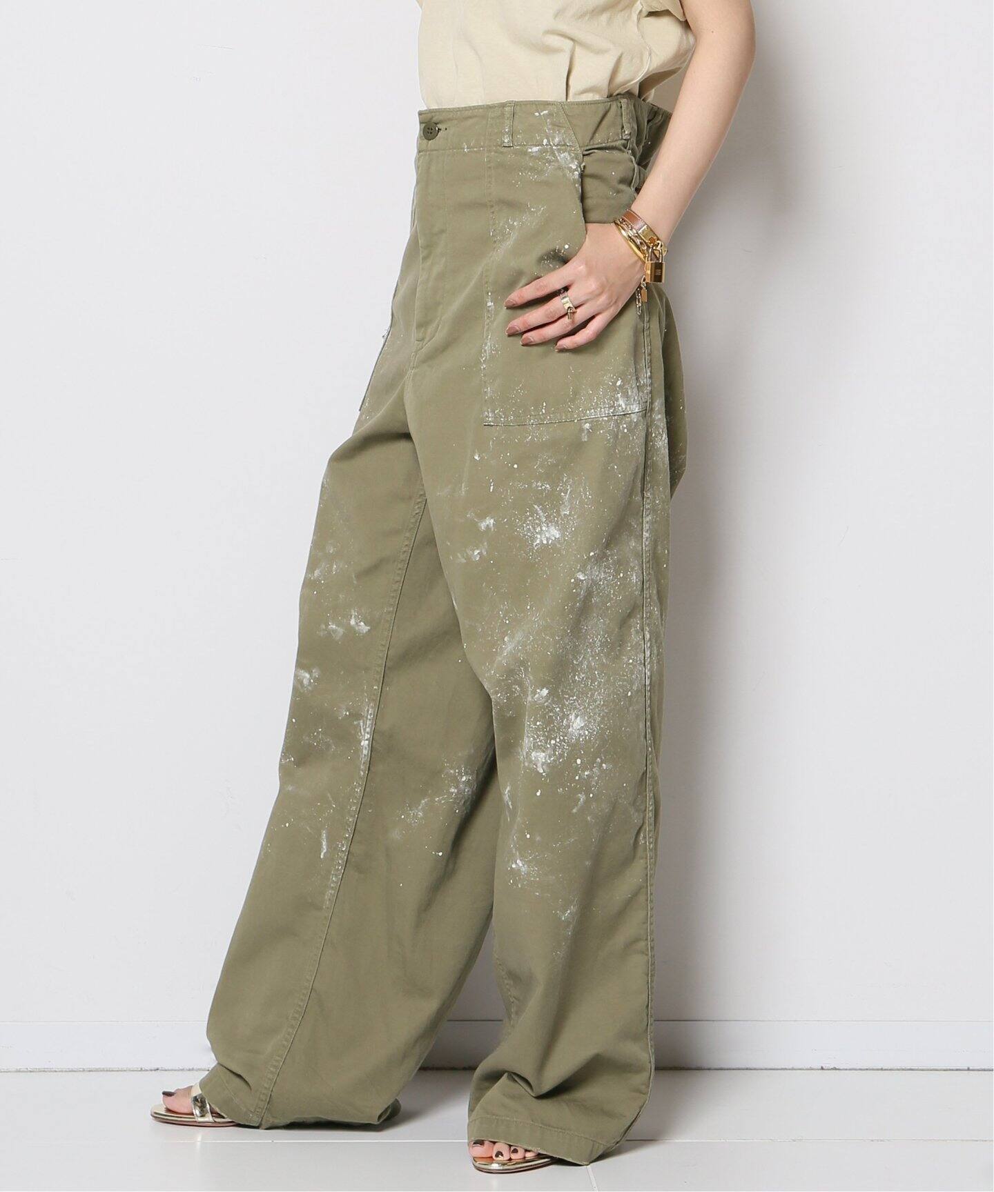 ATTICK BY JOHNBULL/アティック バイ ジョンブル】ミリタリーパンツ  