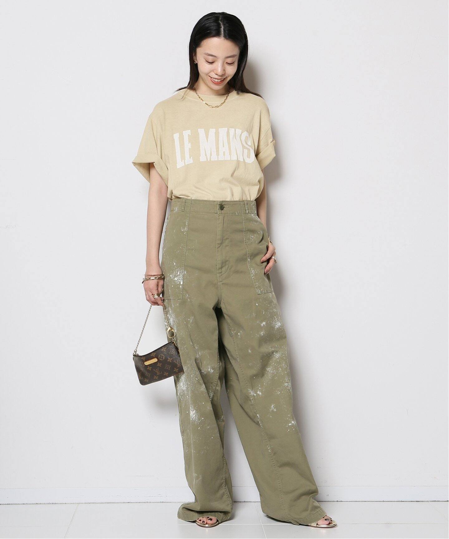 ATTICK BY JOHNBULL/アティック バイ ジョンブル】ミリタリーパンツ  