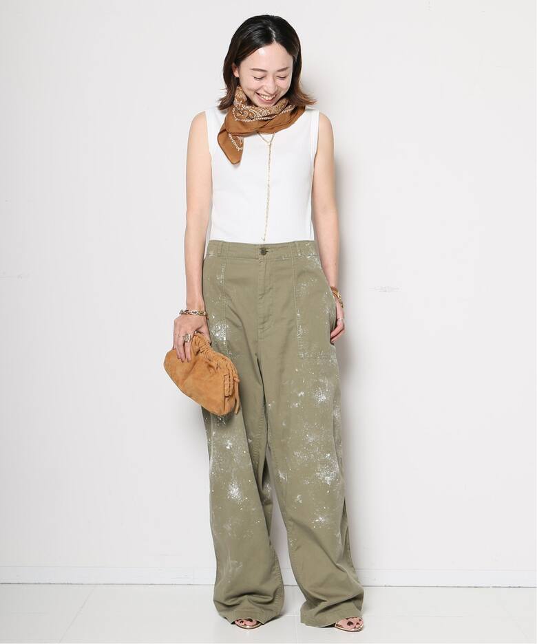 ATTICK BY JOHNBULL/アティック バイ ジョンブル】ミリタリーパンツ  