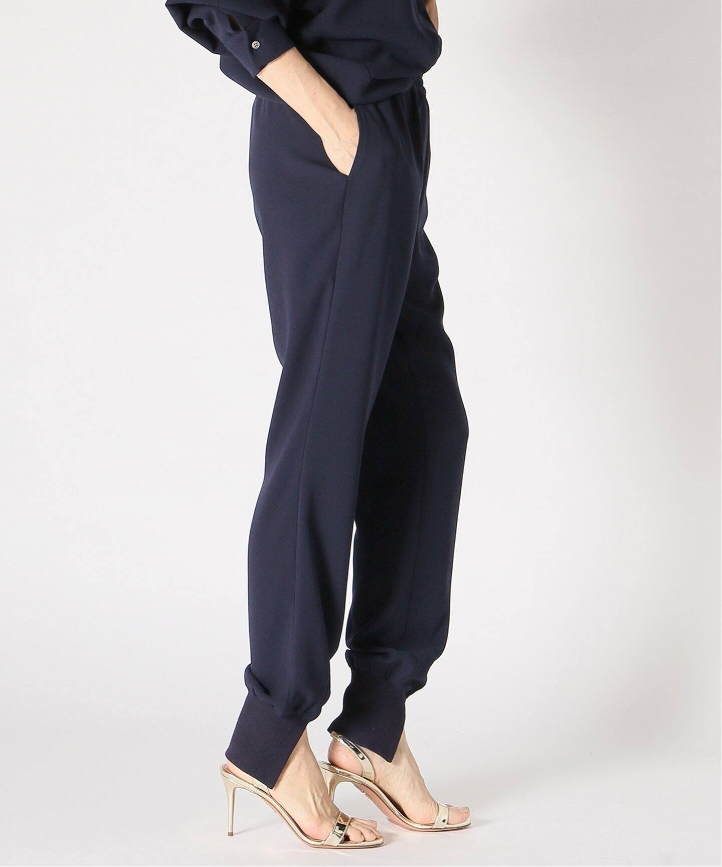 Col Pierrot/コルピエロ】スソリブ パンツ(NAVY)（その他パンツ  