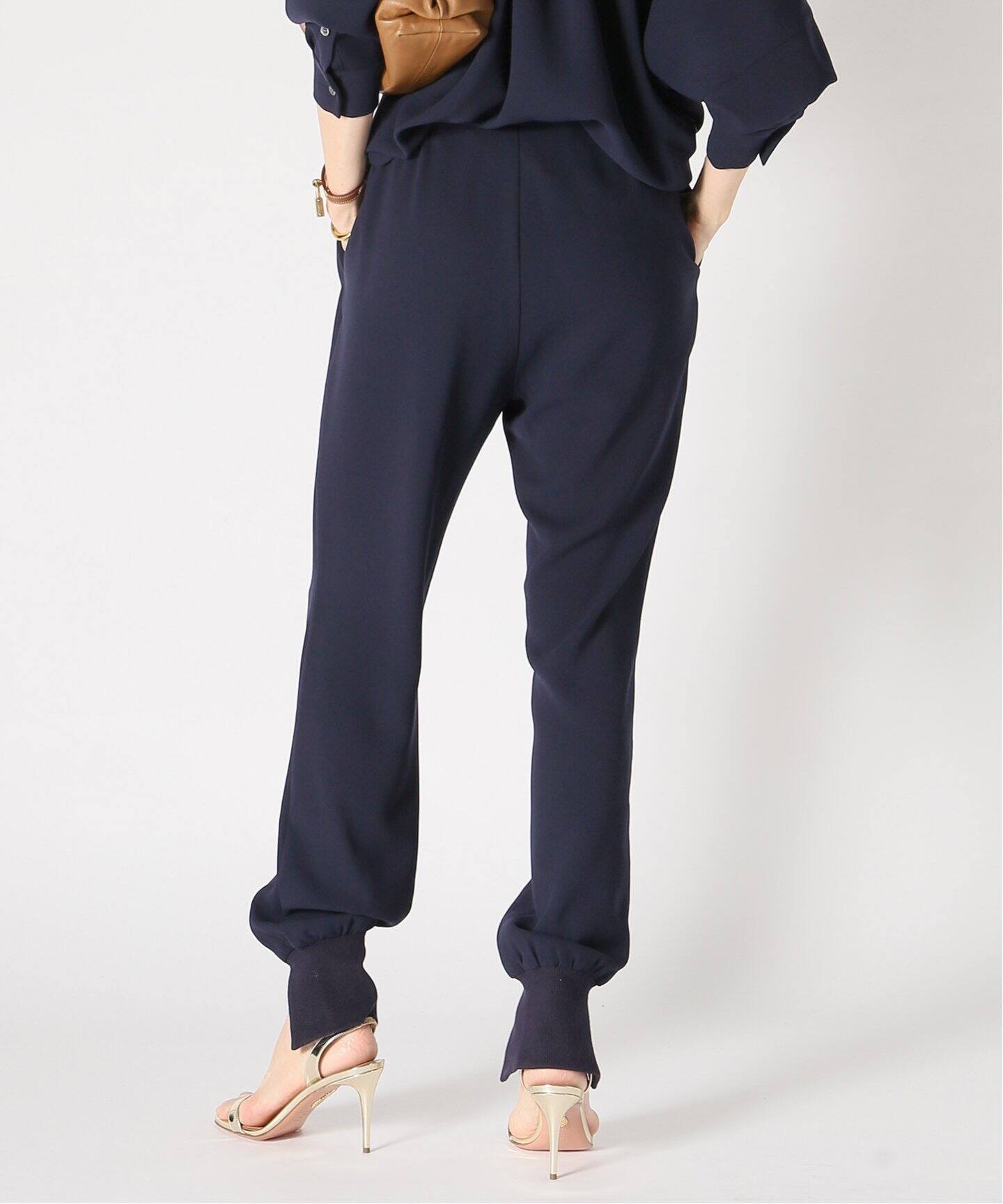 Col Pierrot/コルピエロ】スソリブ パンツ(NAVY)（その他パンツ  