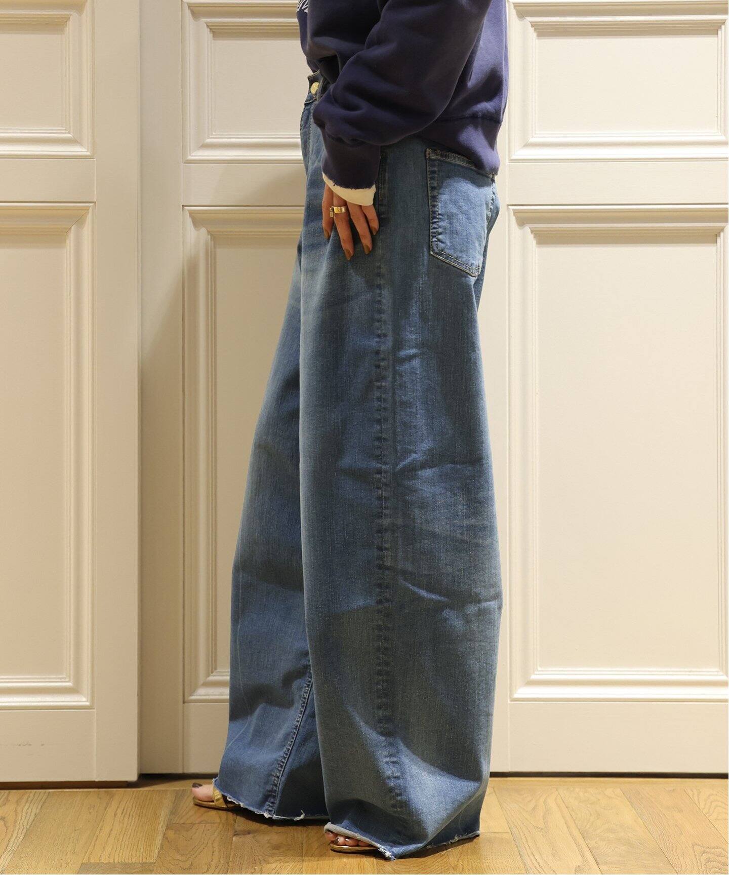 Muse de Deuxieme Classe* SURTバギーインディゴデニム SURT/サート  