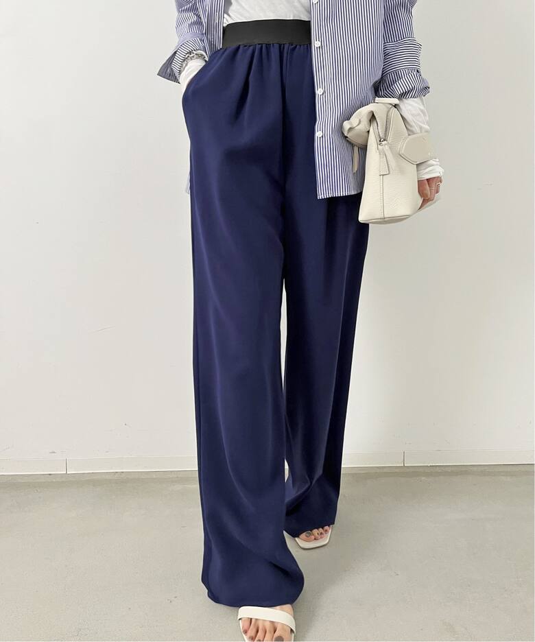 EASY WIDE PANTS（スラックス）｜L