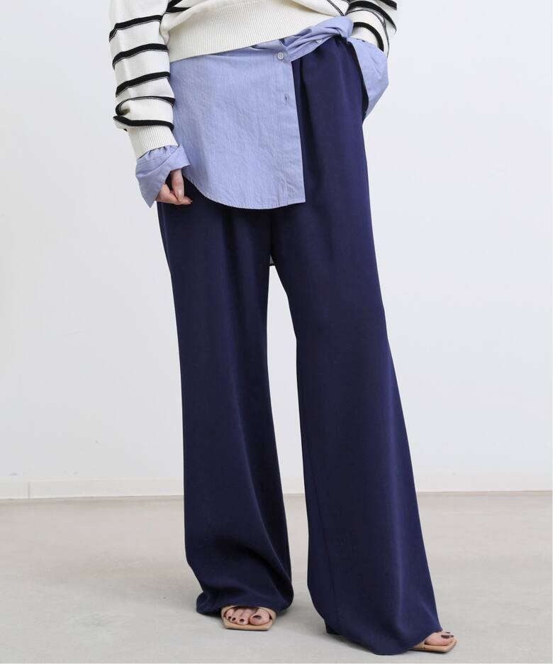 EASY WIDE PANTS（スラックス）｜L