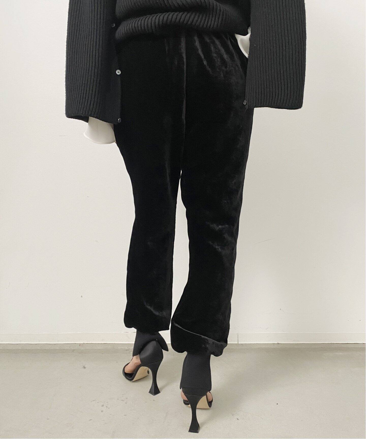 Velor Rib Pants（スラックス）｜L 