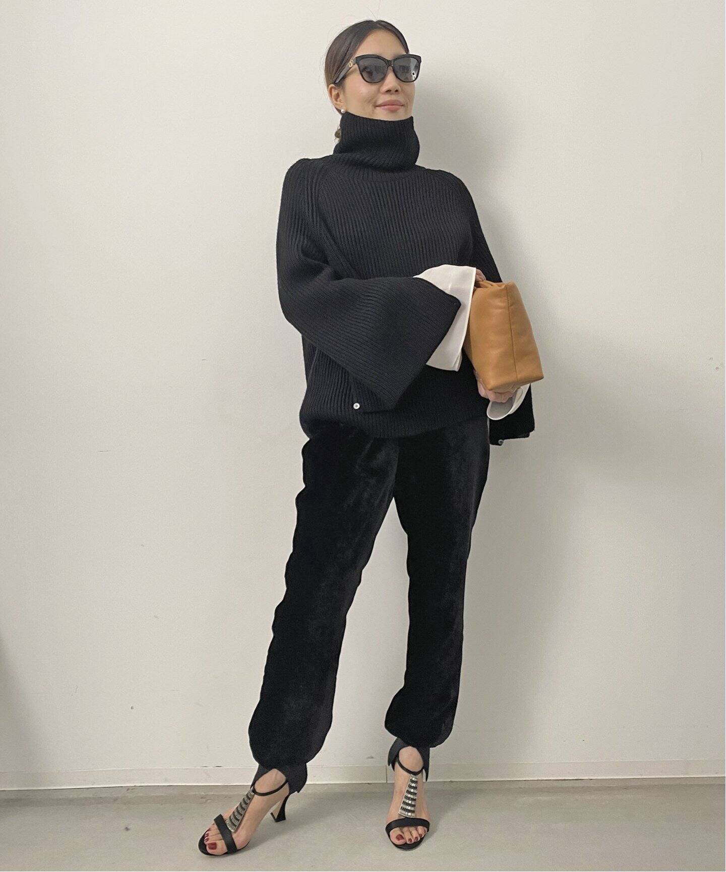 Velor Rib Pants（スラックス）｜L
