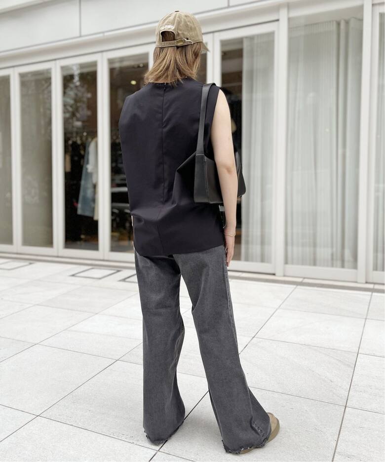 GOOD GRIEF!/グッドグリーフ】Damaged Hem Wide Leg Denim（デニム  