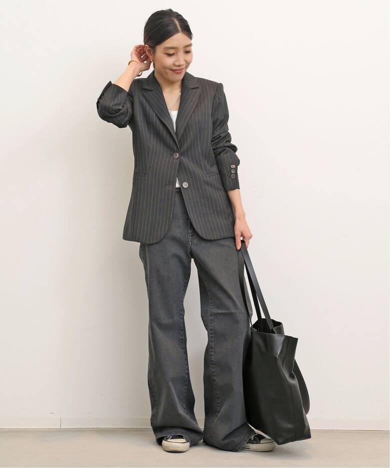 GOOD GRIEF!/グッドグリーフ】Damaged Hem Wide Leg Denim（デニム  