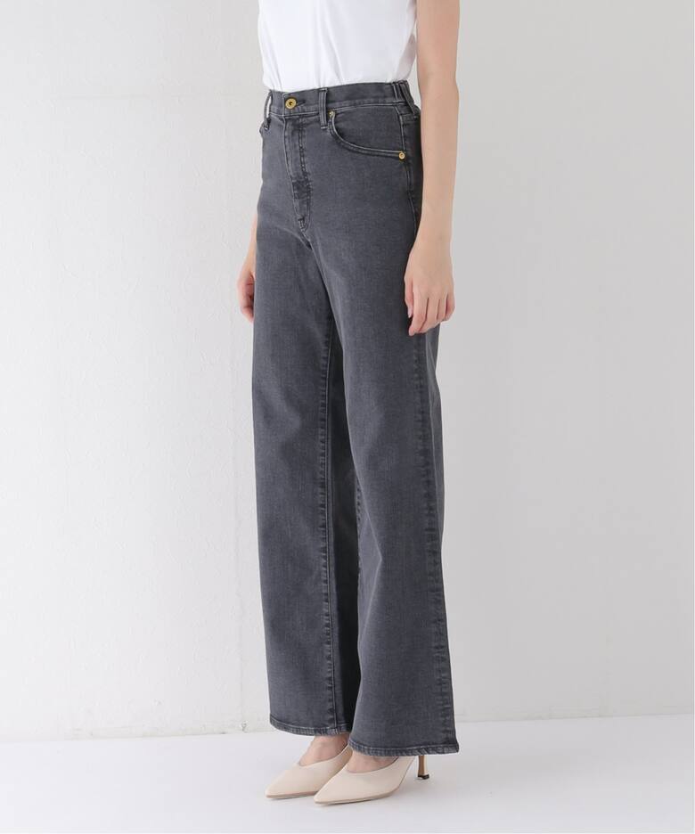 GOOD GRIEF!/グッドグリーフ】Damaged Hem Wide Leg Denim（デニム 