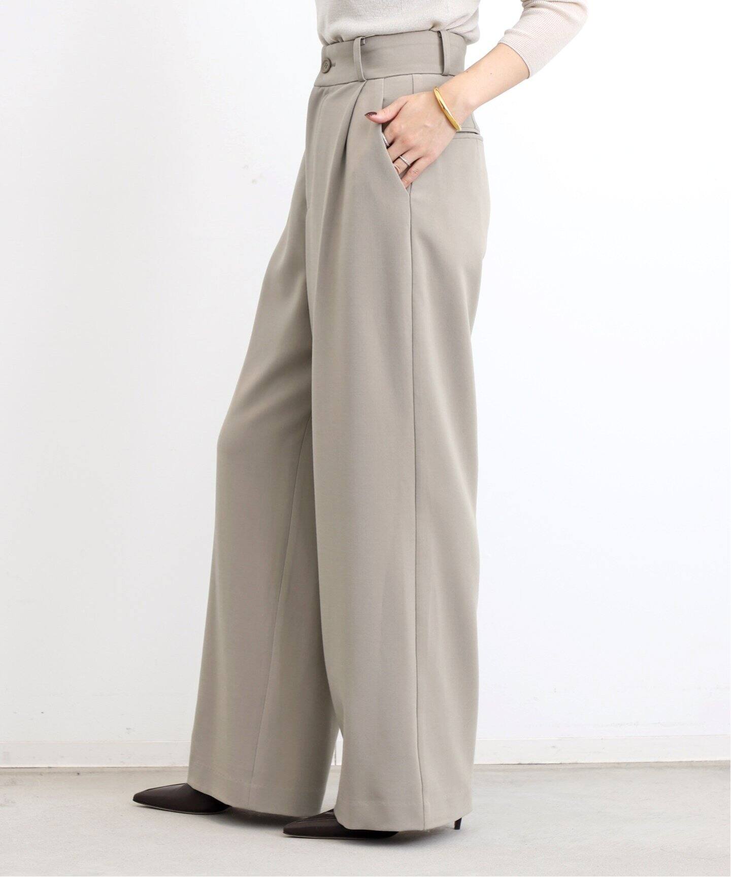 Wide Pants（スラックス）｜L