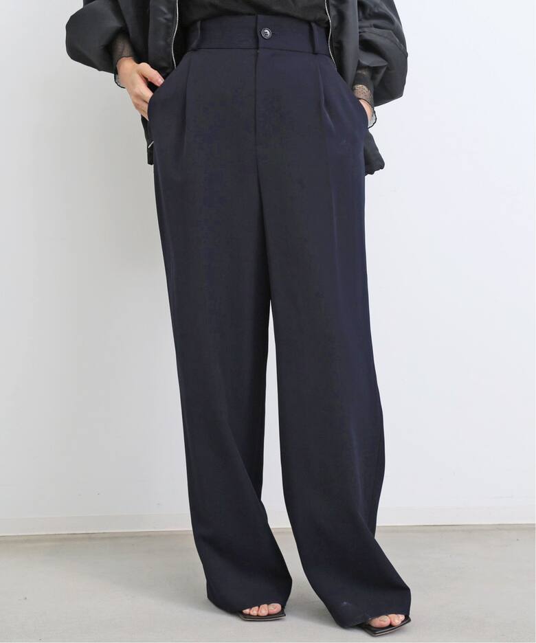 アパルトモンオリジナルパンツ◇リジェールネイビーストライプパンツ 眩 