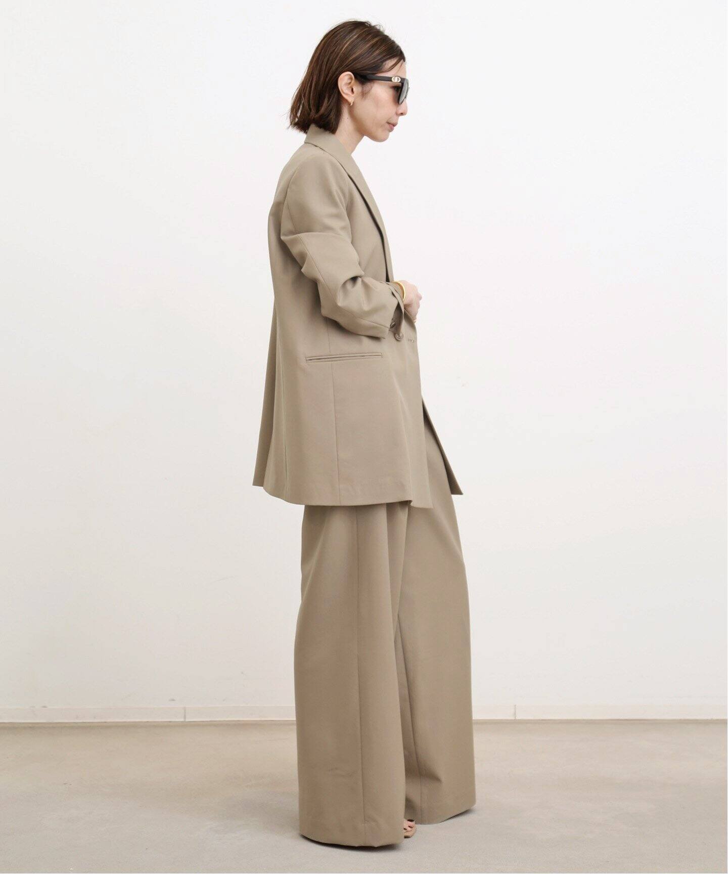 Tropical Woll Wide Pants（スラックス）｜L'Appartement