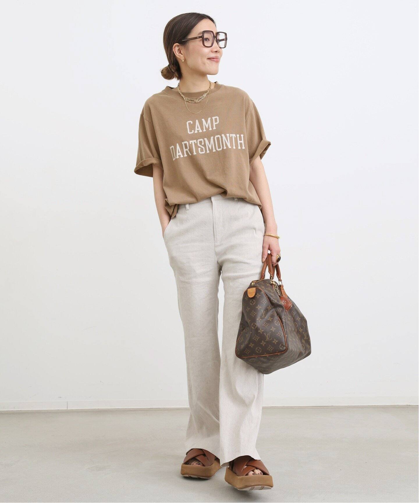 Stretch Linen Pants（スラックス）｜L