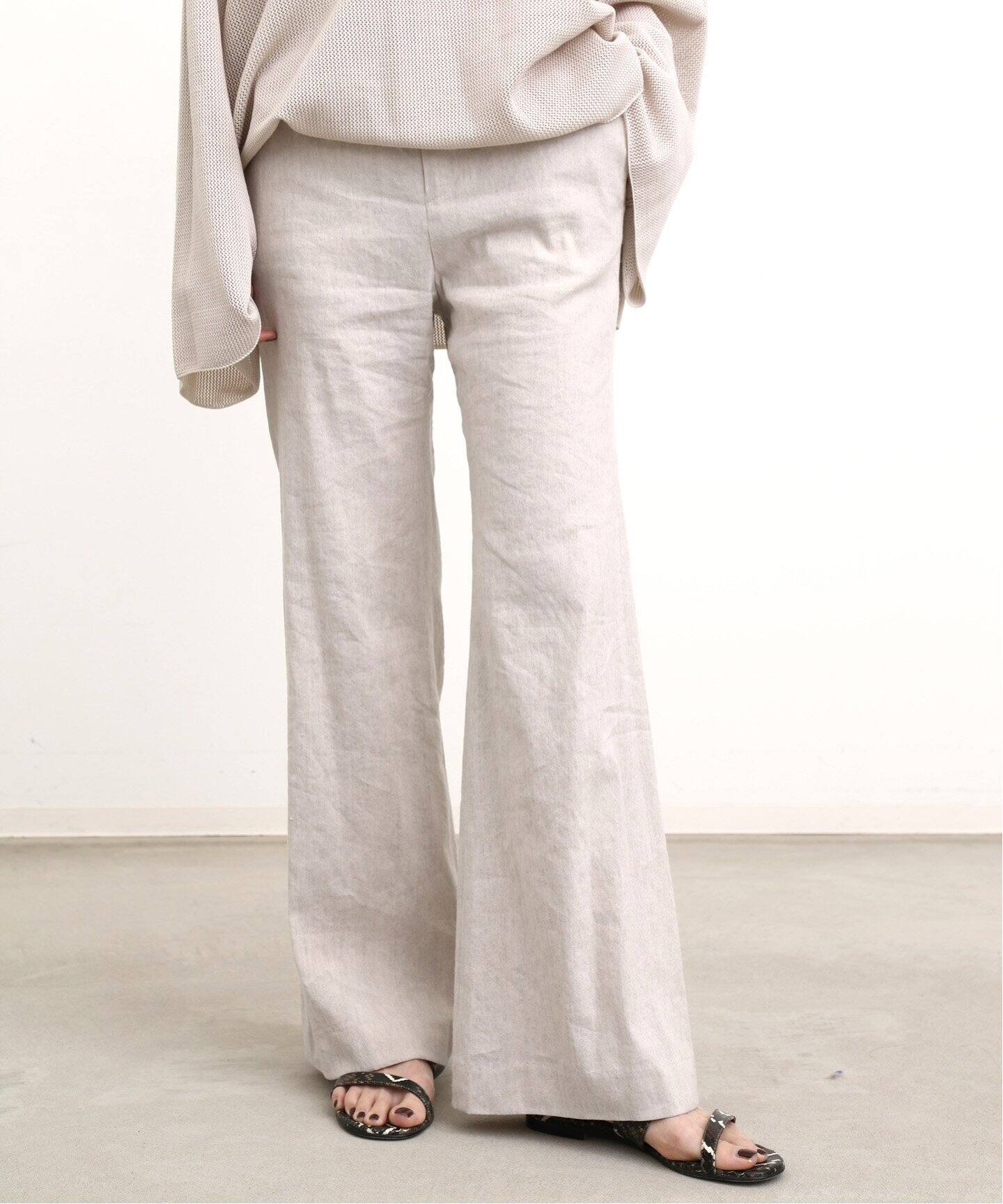 Stretch Linen Pants（スラックス）｜L