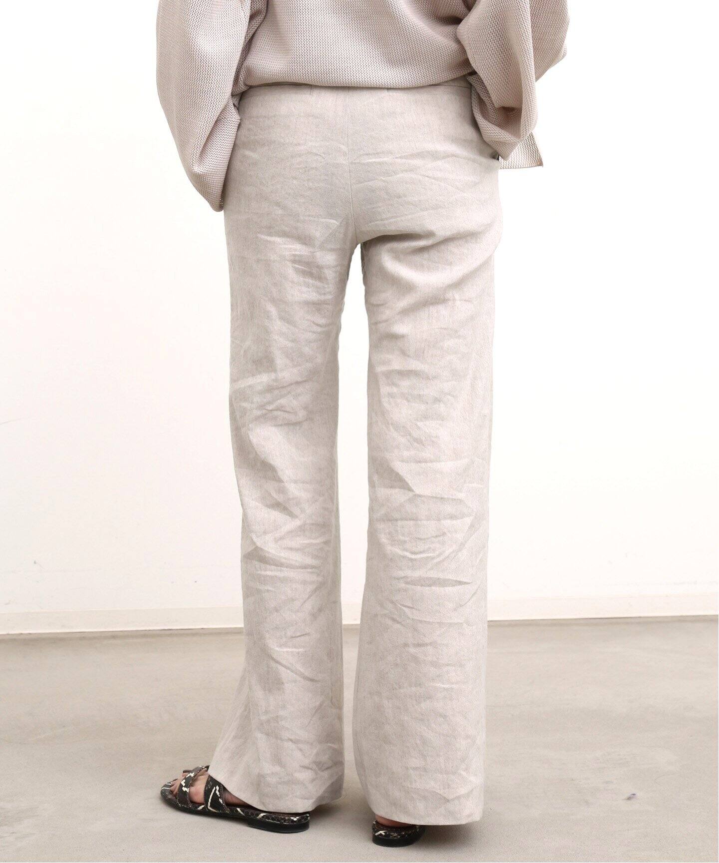 Stretch Linen Pants（スラックス）｜L