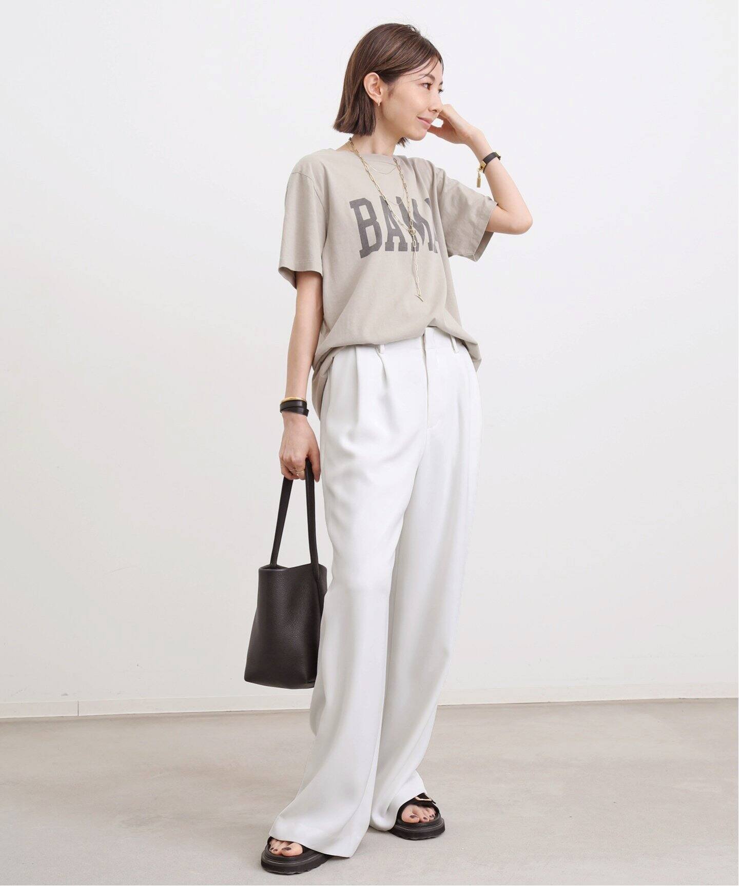 Low Rise Tuck Wide Pants（その他パンツ）｜L 