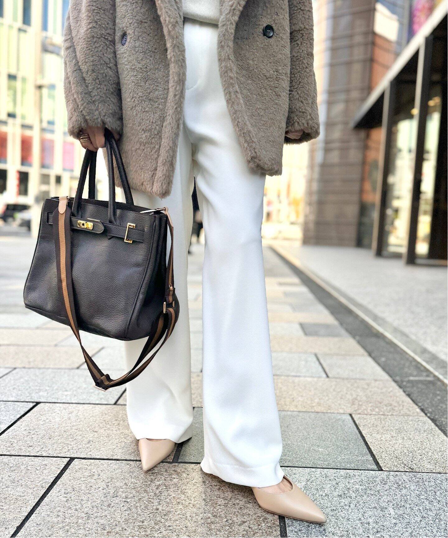 Low Rise Tuck Wide Pants（その他パンツ）｜L