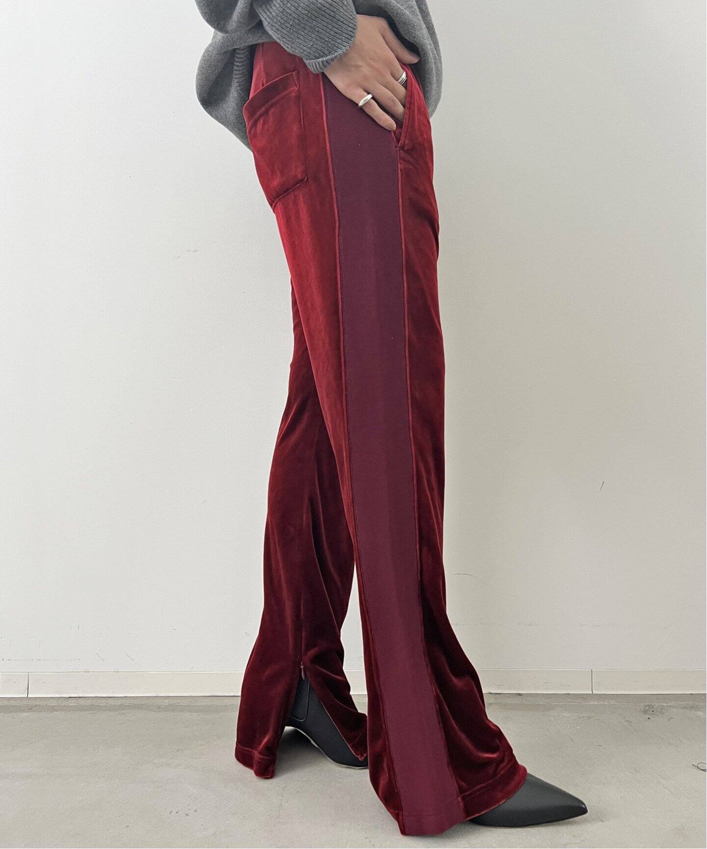 REMI RELIEF/レミレリーフ】Velor Track Pants（ジャージ／トラック  