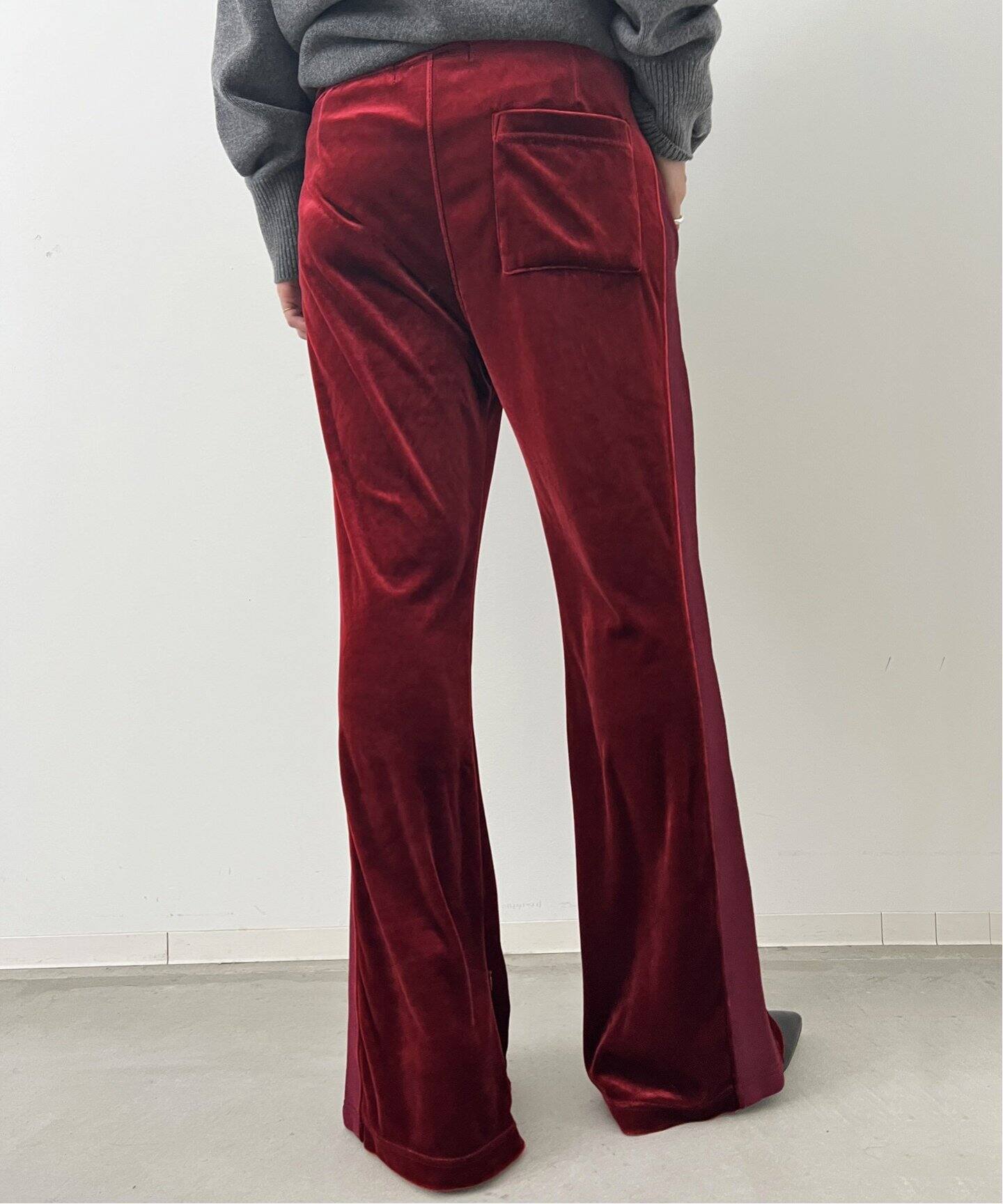 REMI RELIEF/レミレリーフ】Velor Track Pants（ジャージ／トラック 