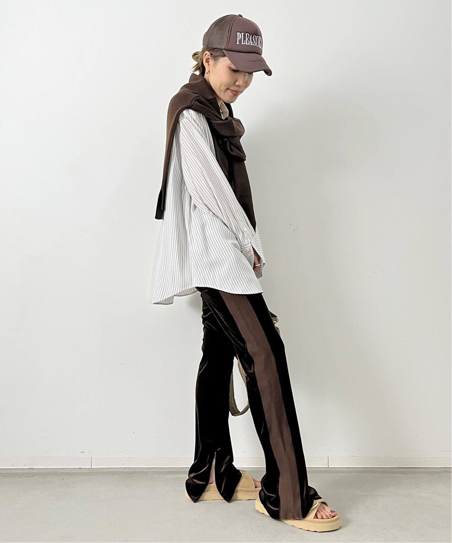 REMI RELIEF/レミレリーフ】Velor Track Pants（ジャージ／トラック  