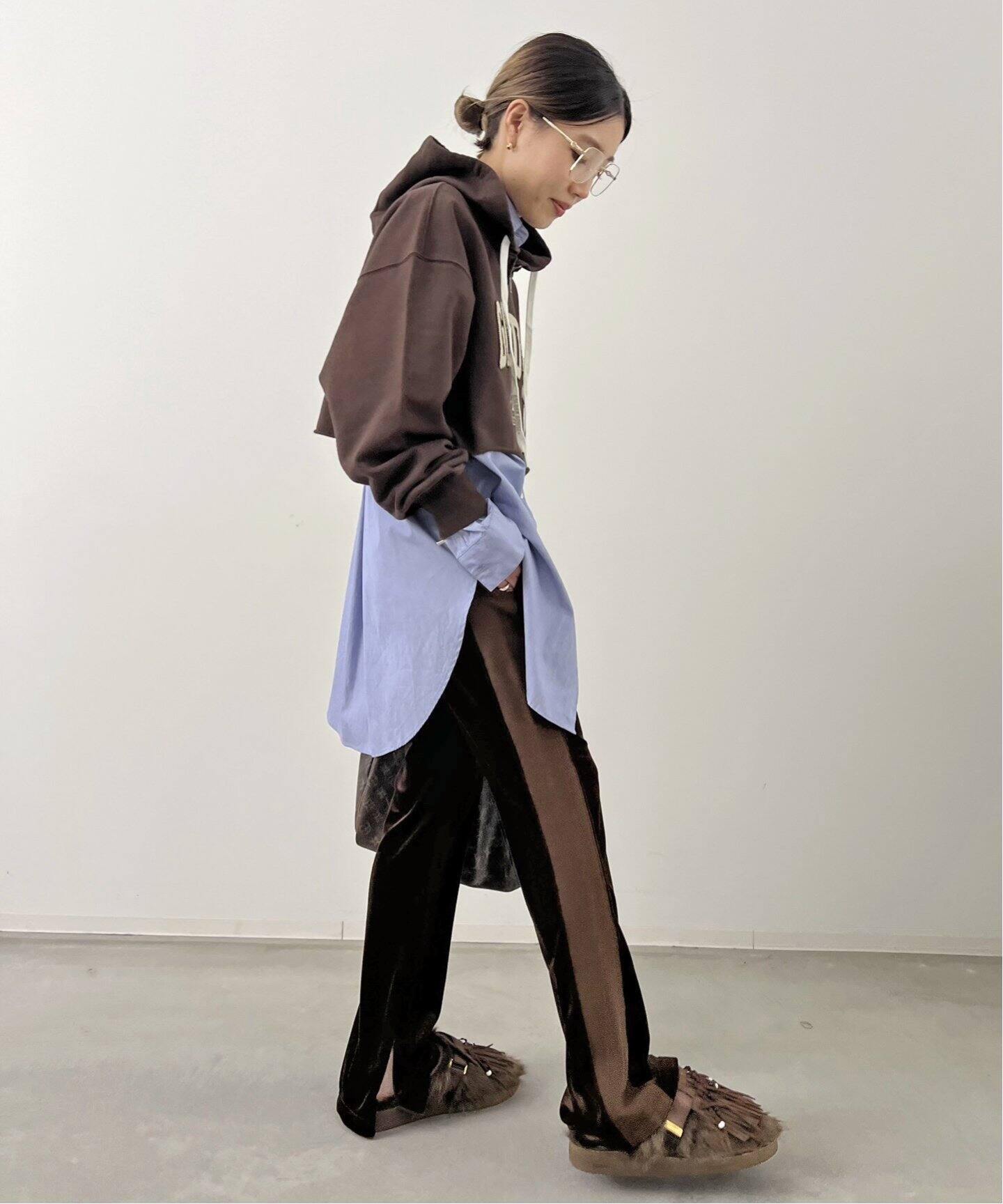 REMI RELIEF/レミレリーフ】Velor Track Pants（ジャージ／トラック  