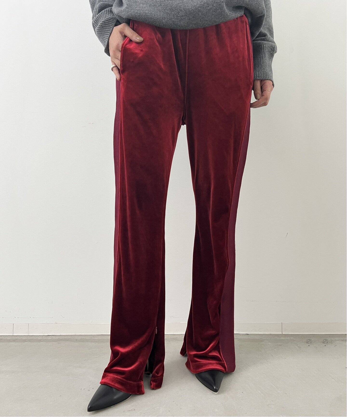 REMI RELIEF/レミレリーフ】Velor Track Pants（ジャージ／トラック  