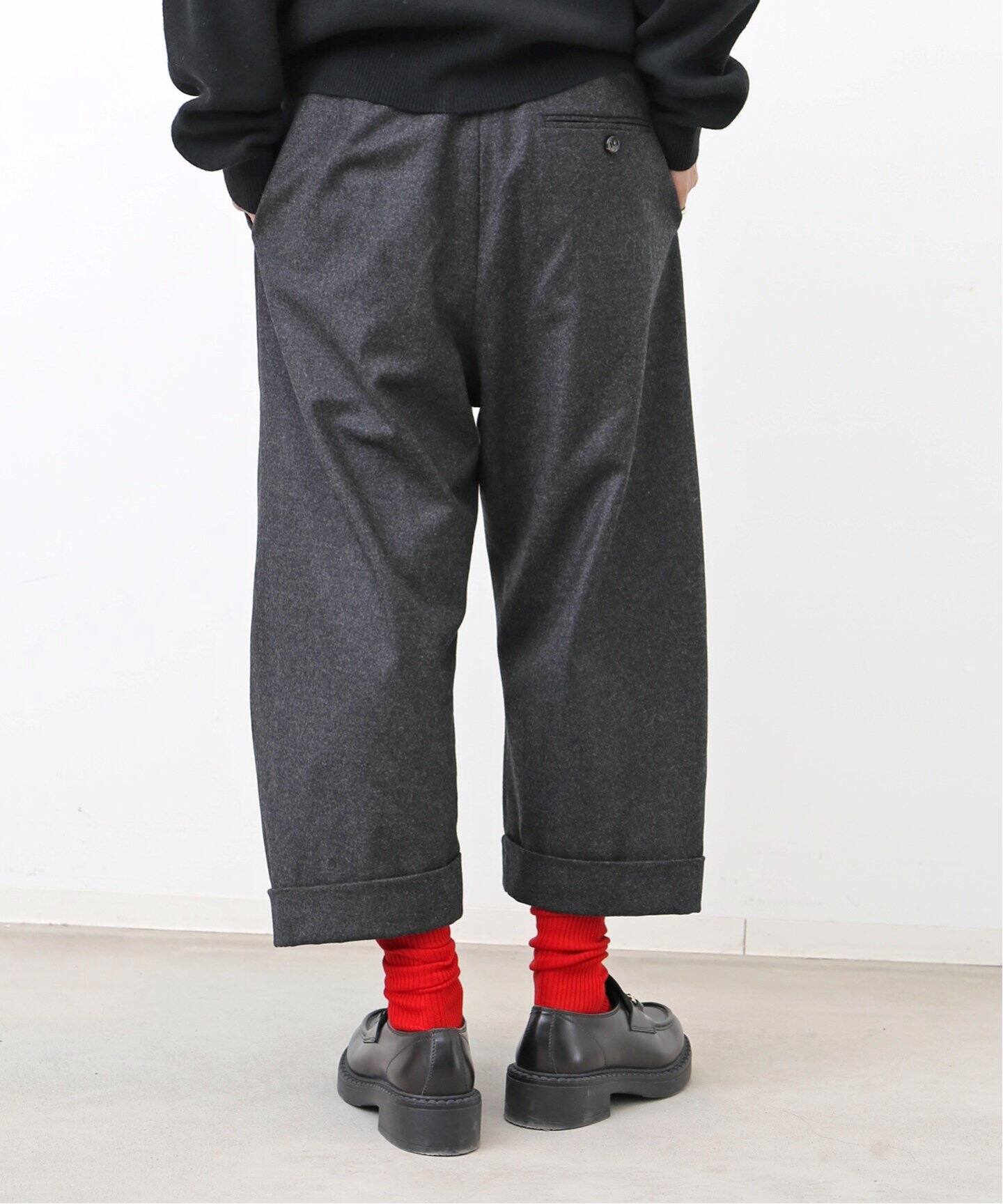 FLANNEL CURVY PANTS（その他パンツ）｜L 