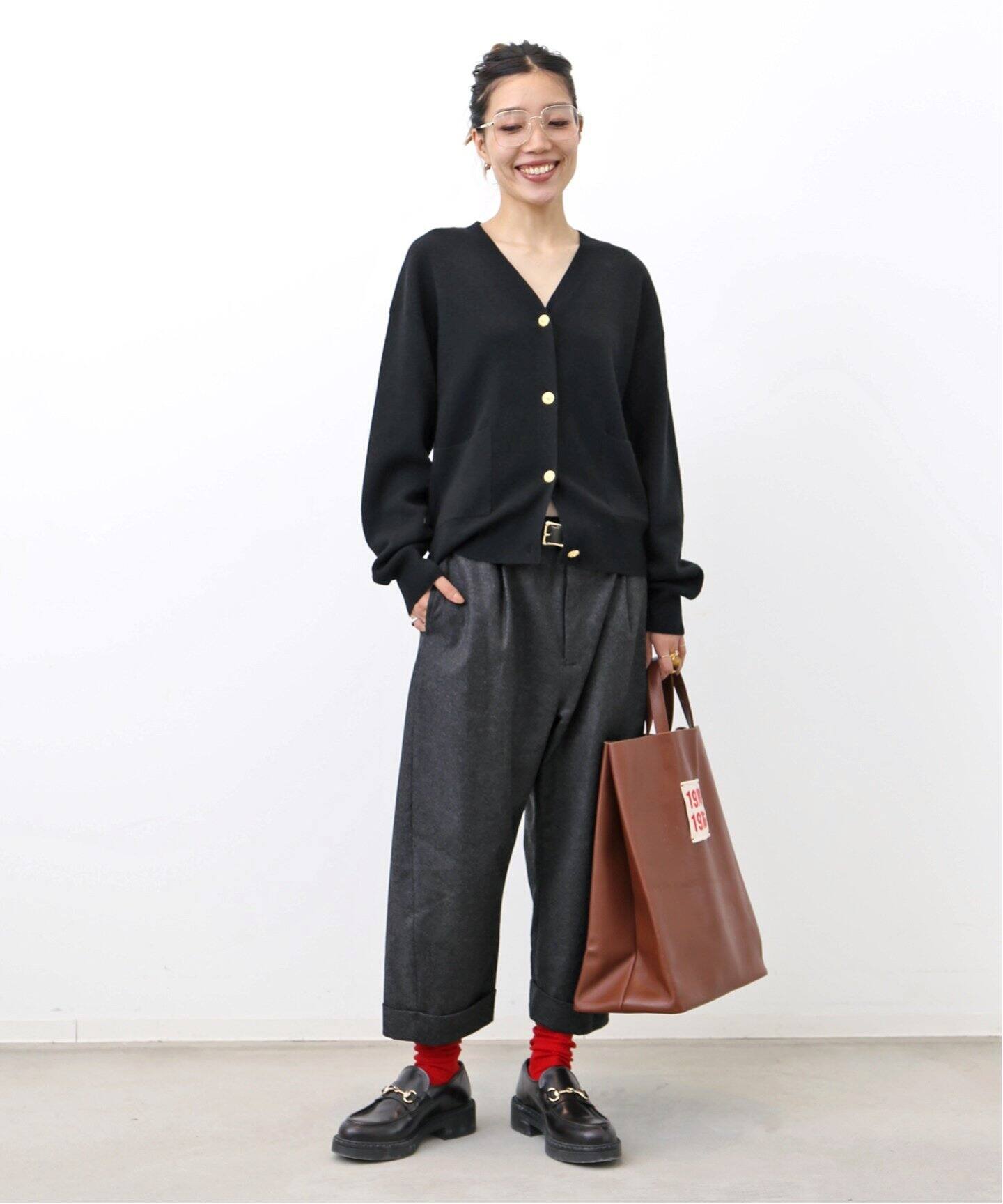 FLANNEL CURVY PANTS（その他パンツ）｜L 