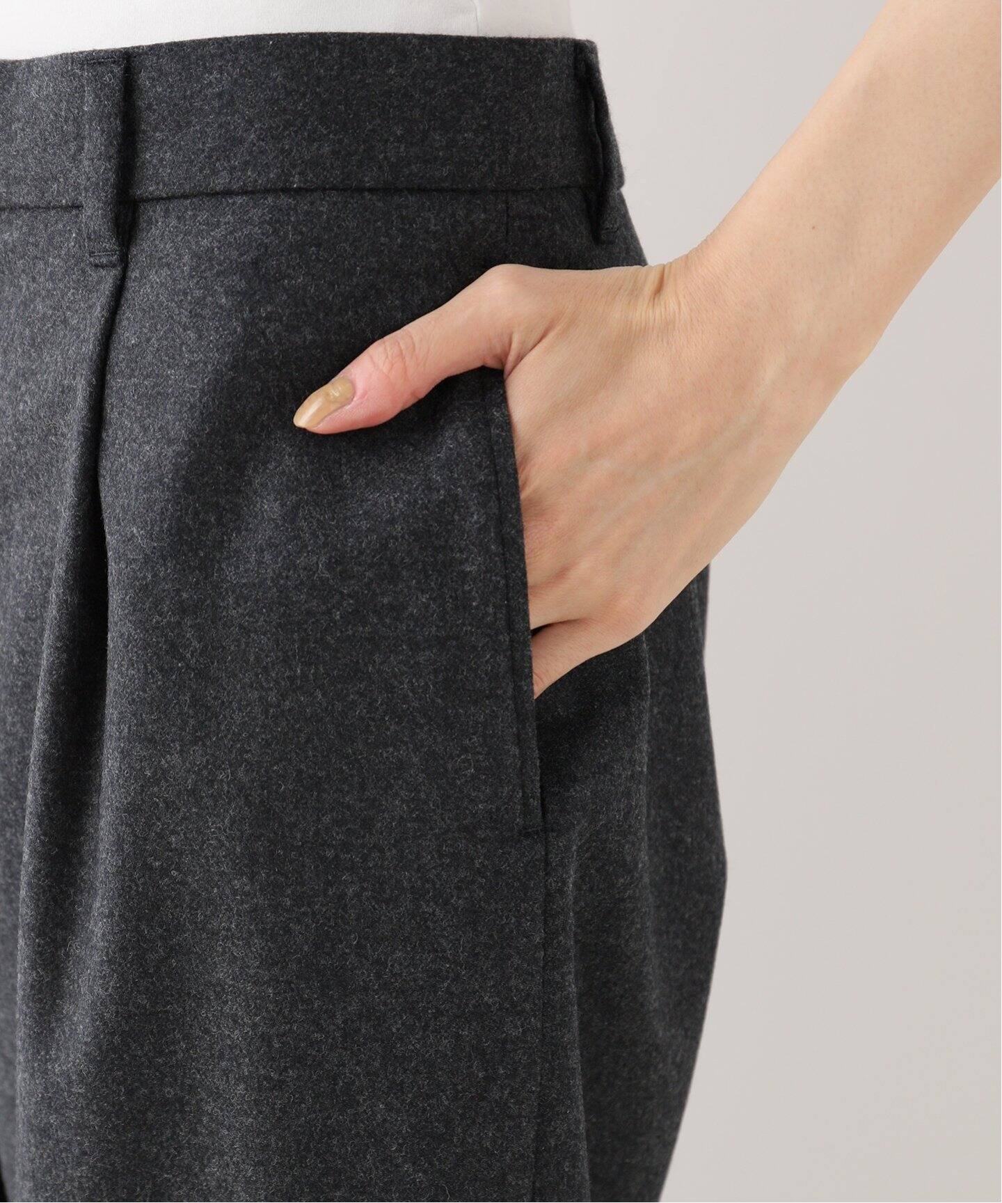 FLANNEL CURVY PANTS（その他パンツ）｜L