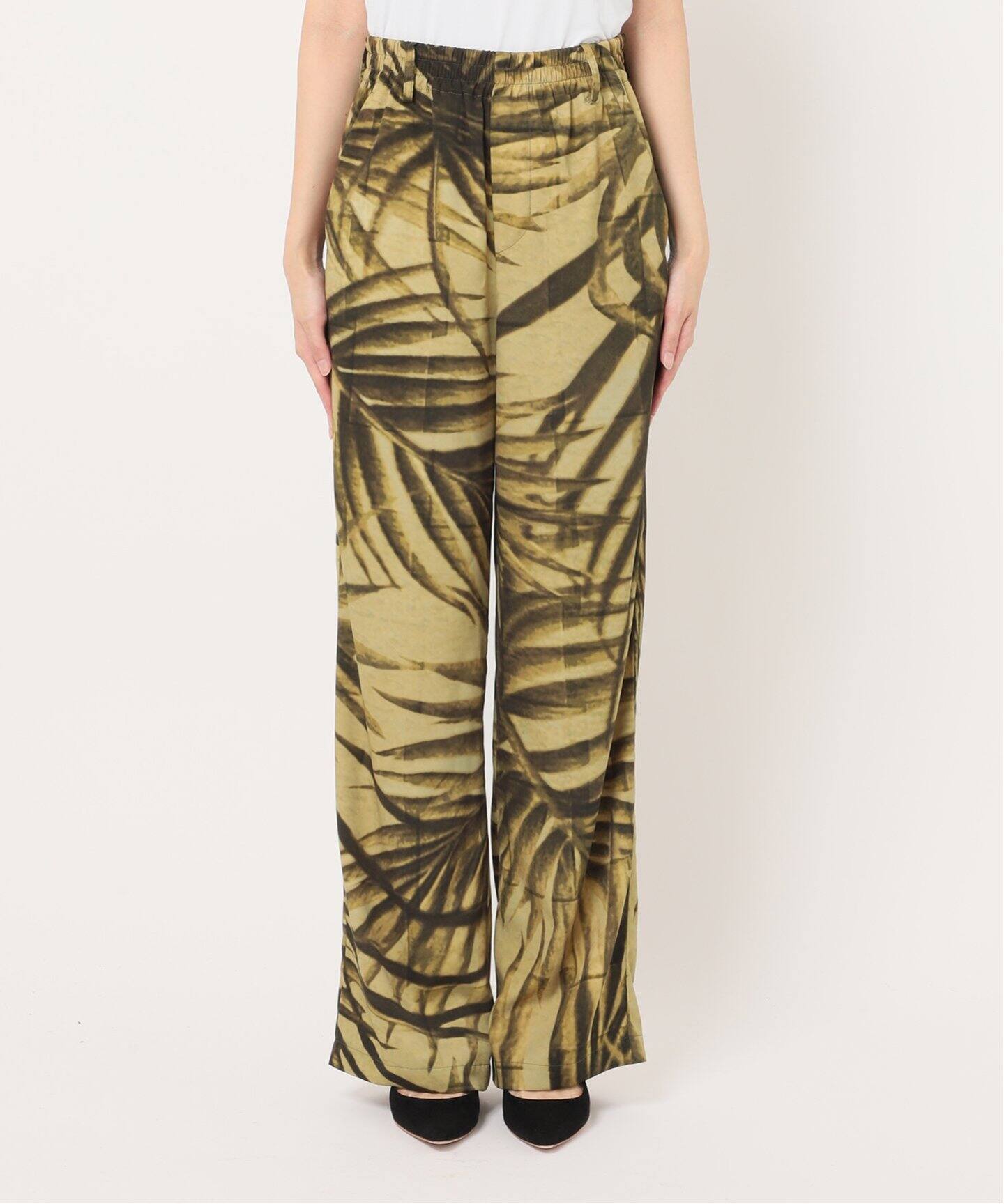 Leaf Print Pants（その他パンツ）｜L