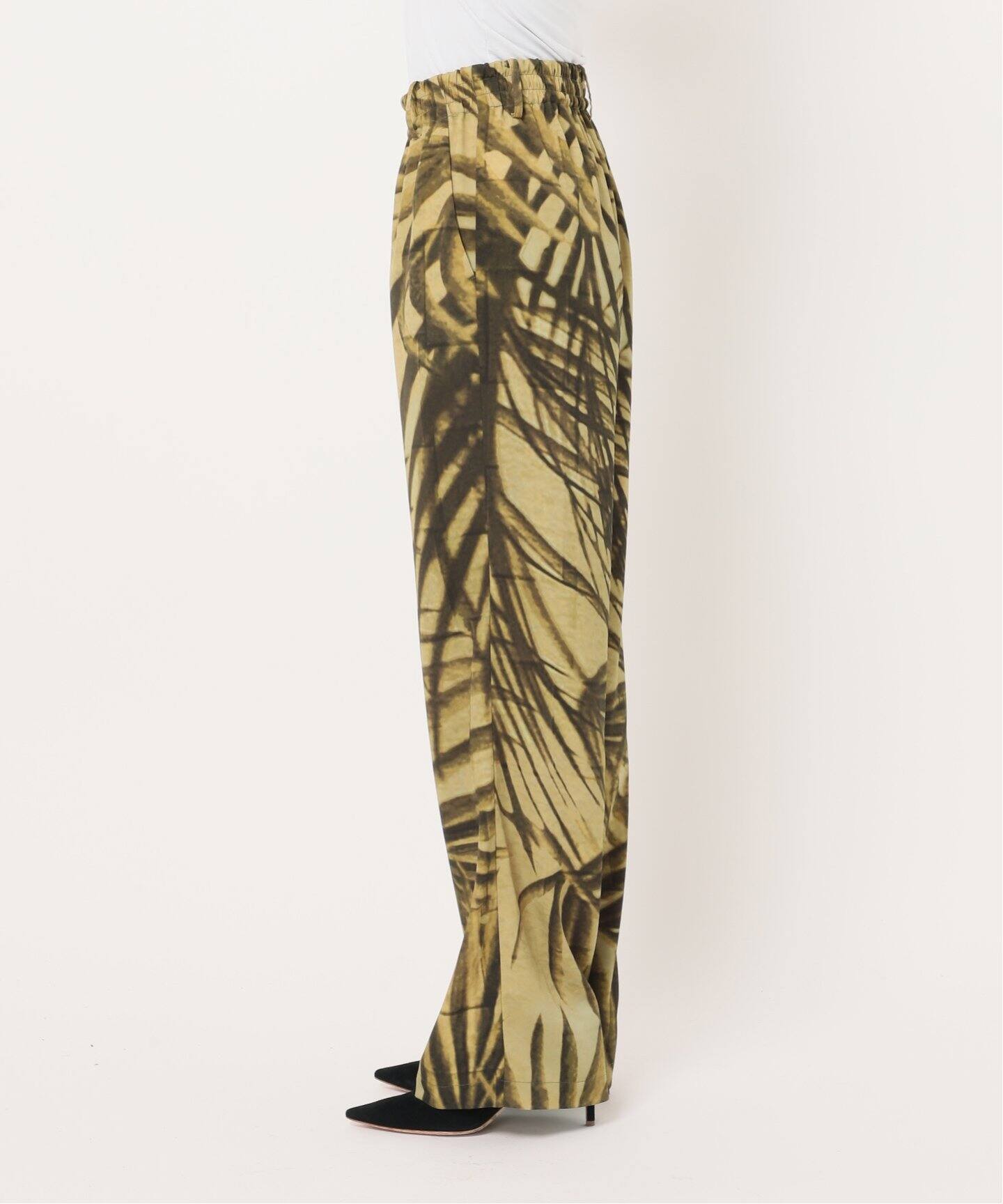 Leaf Print Pants（その他パンツ）｜L