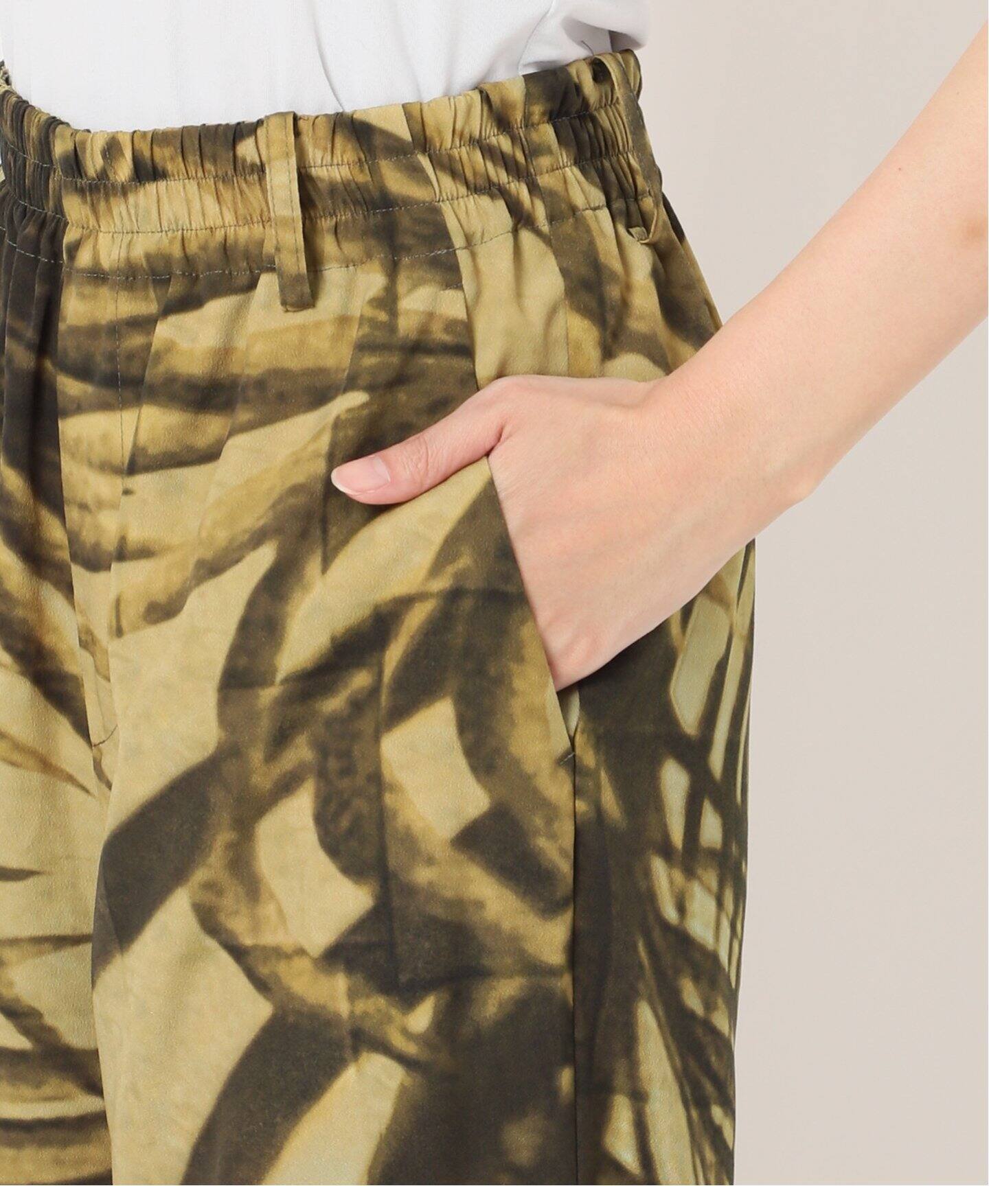 Leaf Print Pants（その他パンツ）｜L