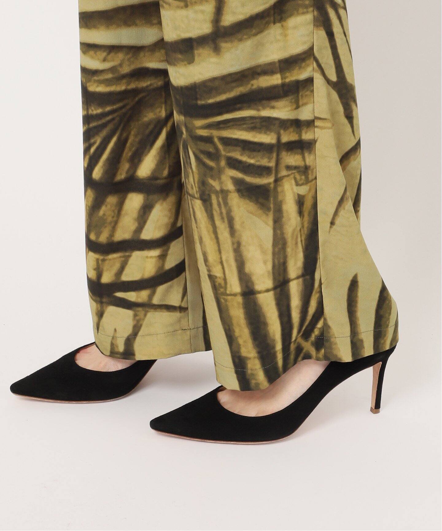 Leaf Print Pants（その他パンツ）｜L
