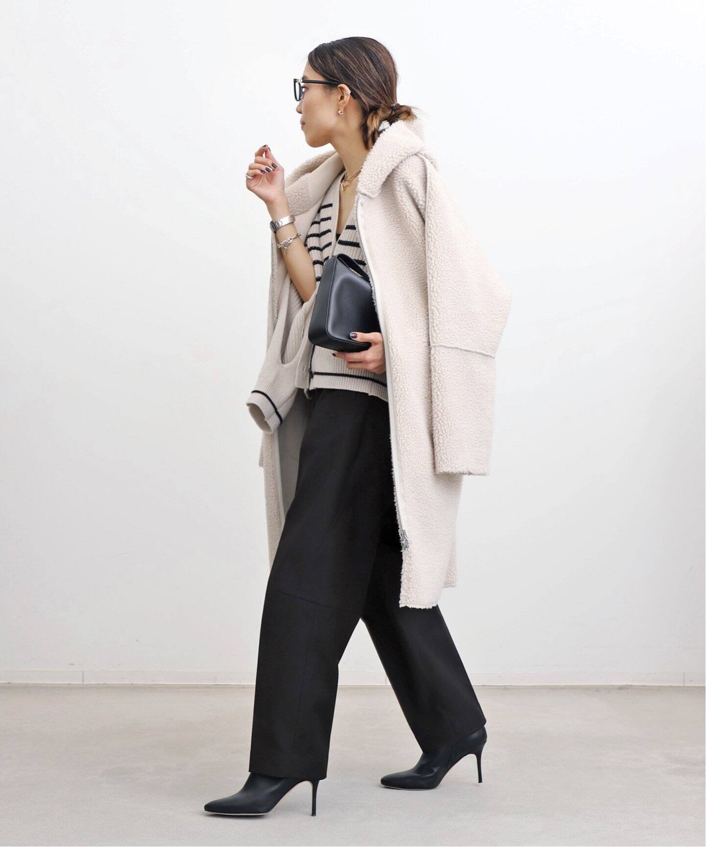 ORDINARY JOY/オーディナリージョイ】Bonding Pants（スラックス）｜L  