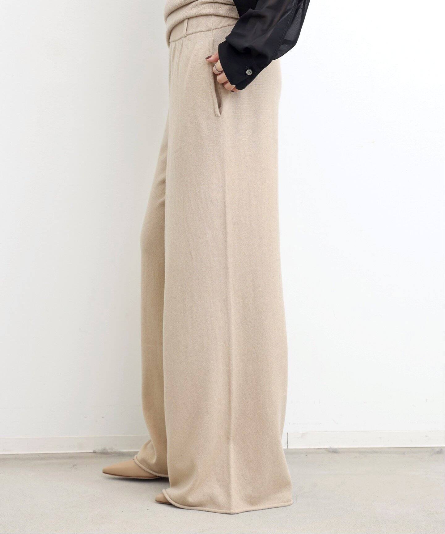 Cashmere Knit Pants（その他パンツ）｜L
