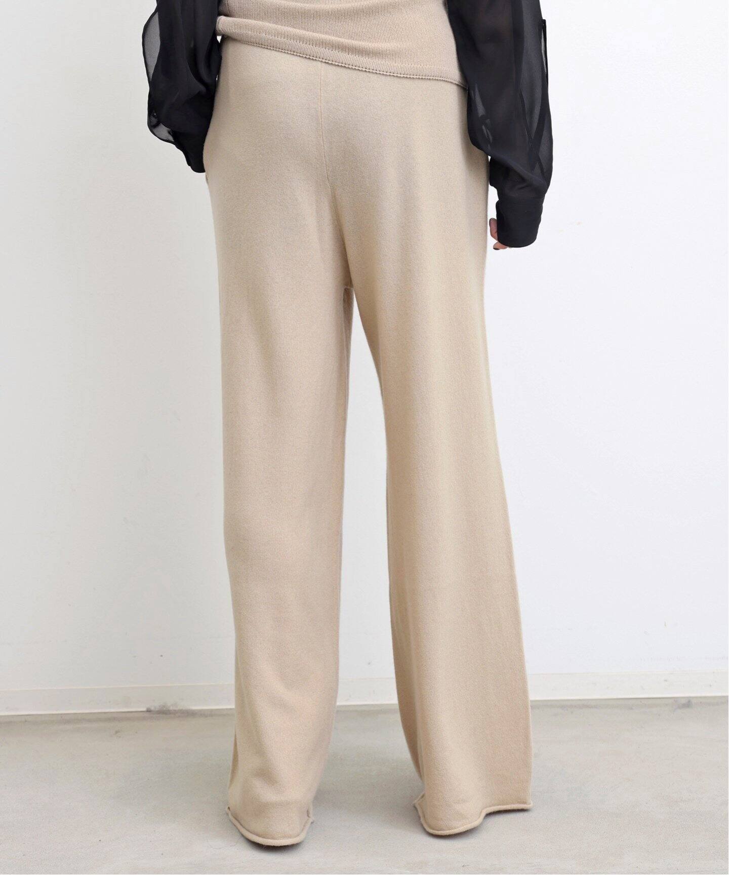 Cashmere Knit Pants（その他パンツ）｜L 