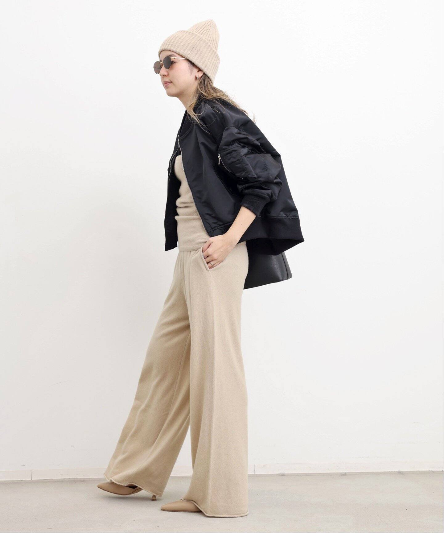 Cashmere Knit Pants（その他パンツ）｜L 