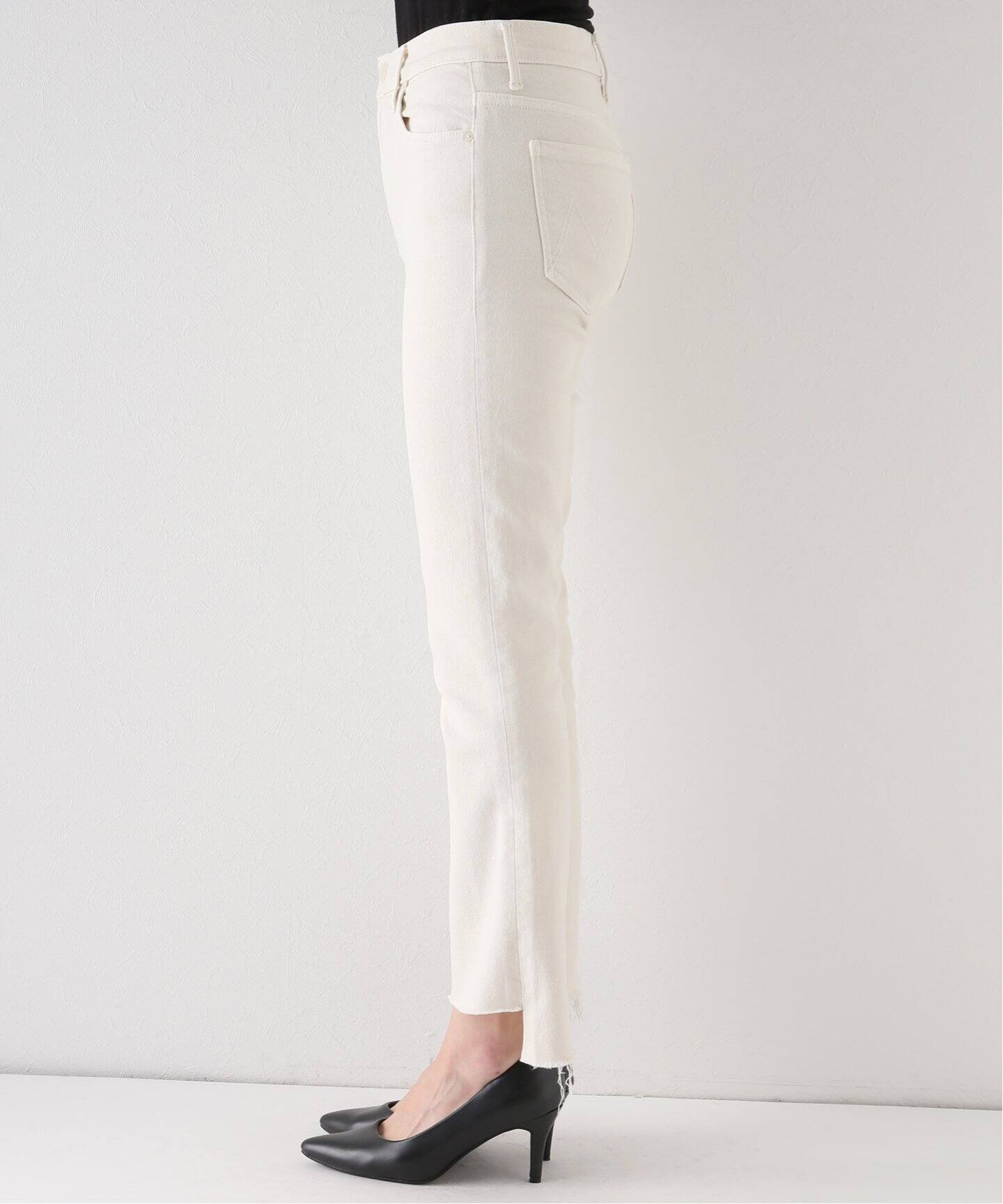 MOTHER/マザー】 THE INSIDER CROP STEP FRAY（デニムパンツ・ジーンズ  