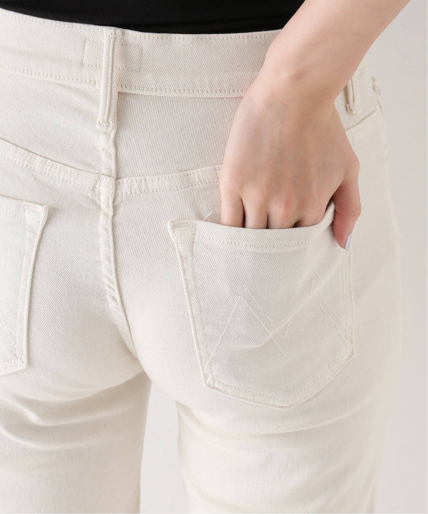 MOTHER/マザー】 THE INSIDER CROP STEP FRAY（デニムパンツ・ジーンズ  