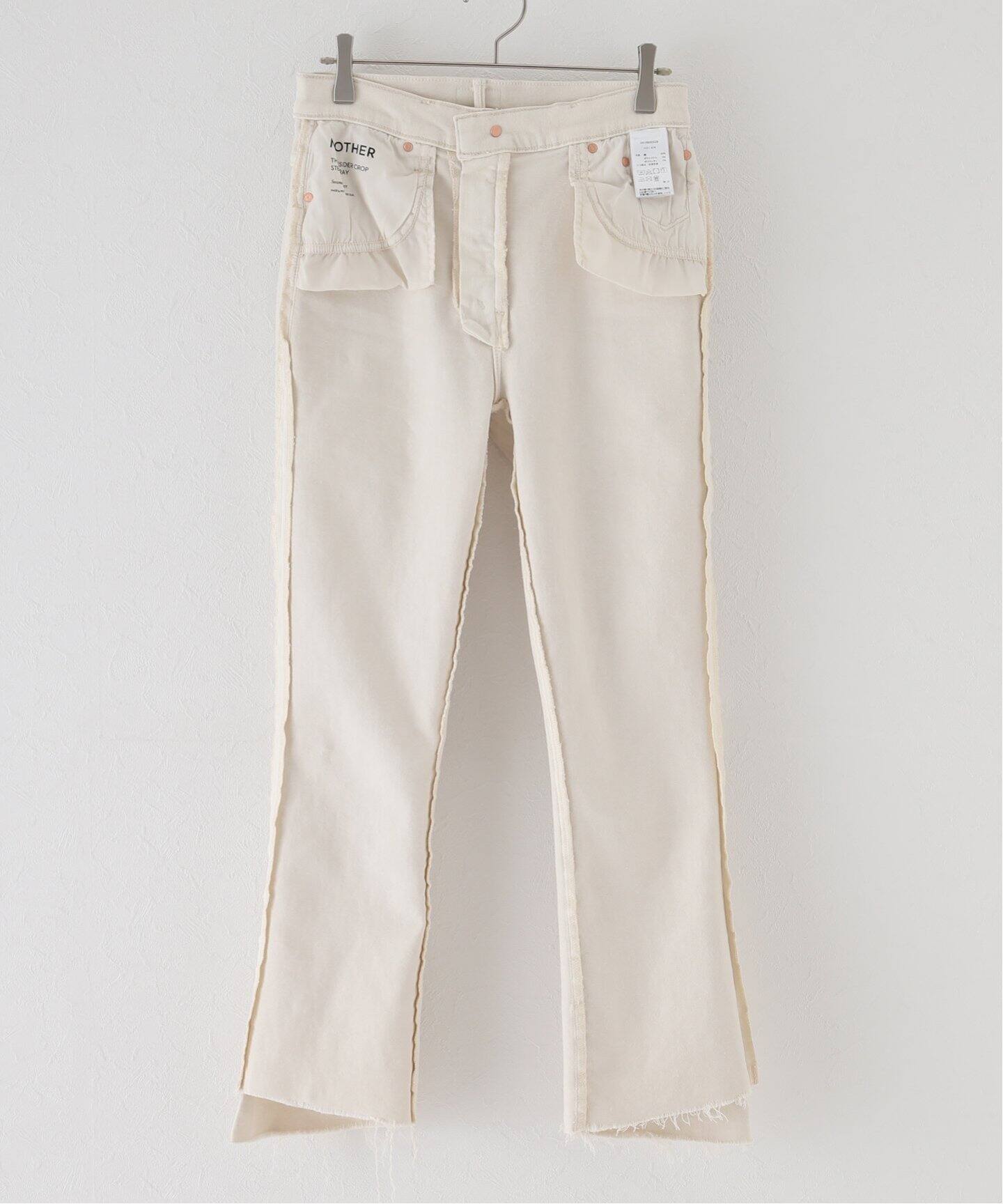 MOTHER/マザー】 THE INSIDER CROP STEP FRAY（デニムパンツ・ジーンズ  