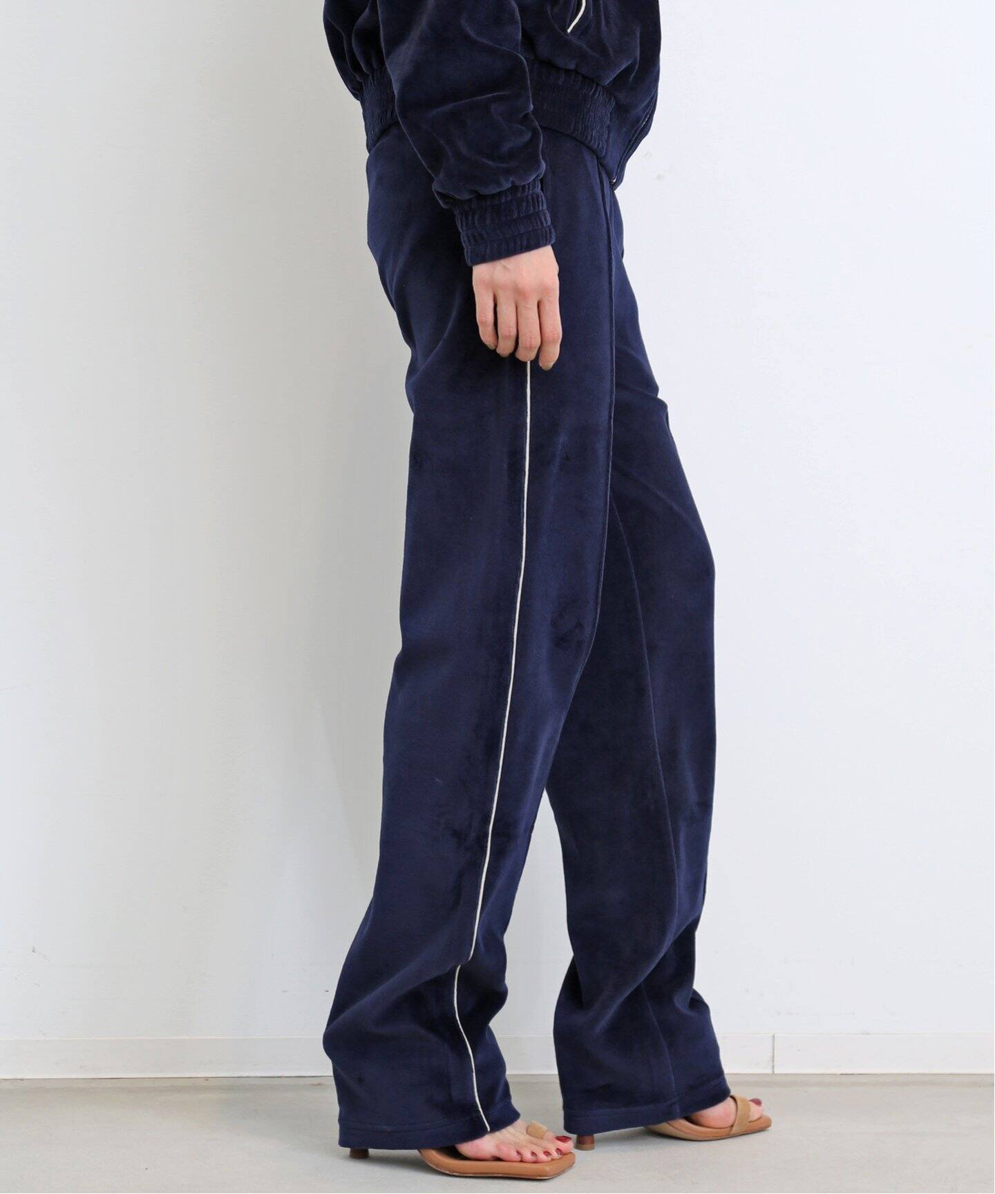 SPORTY&RICH/スポーティアンドリッチ】SPORTY VELOUR TRACK PANTS  