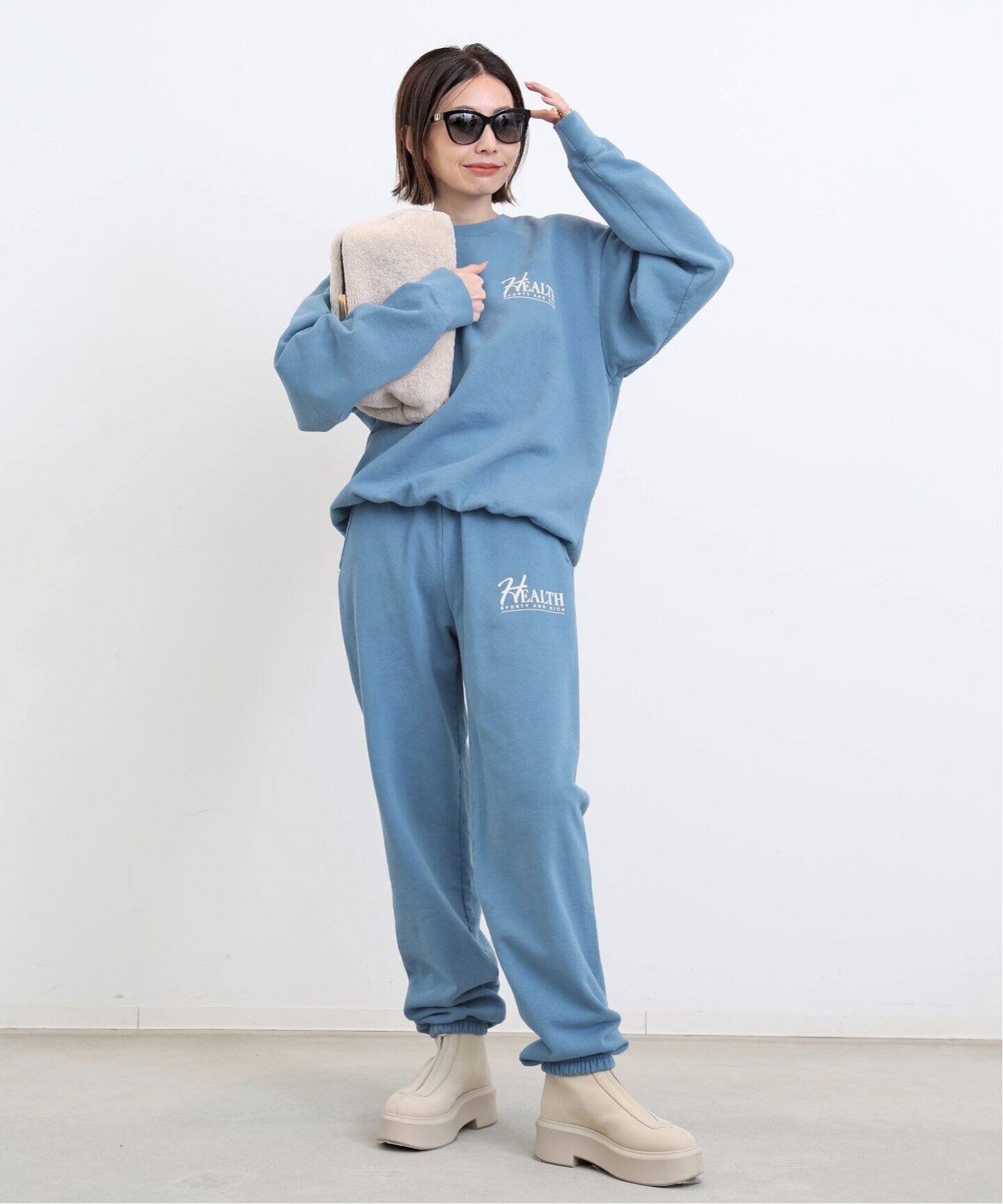 SPORTY&RICH/スポーティアンドリッチ】BIG H Sweat pants（スウェット  