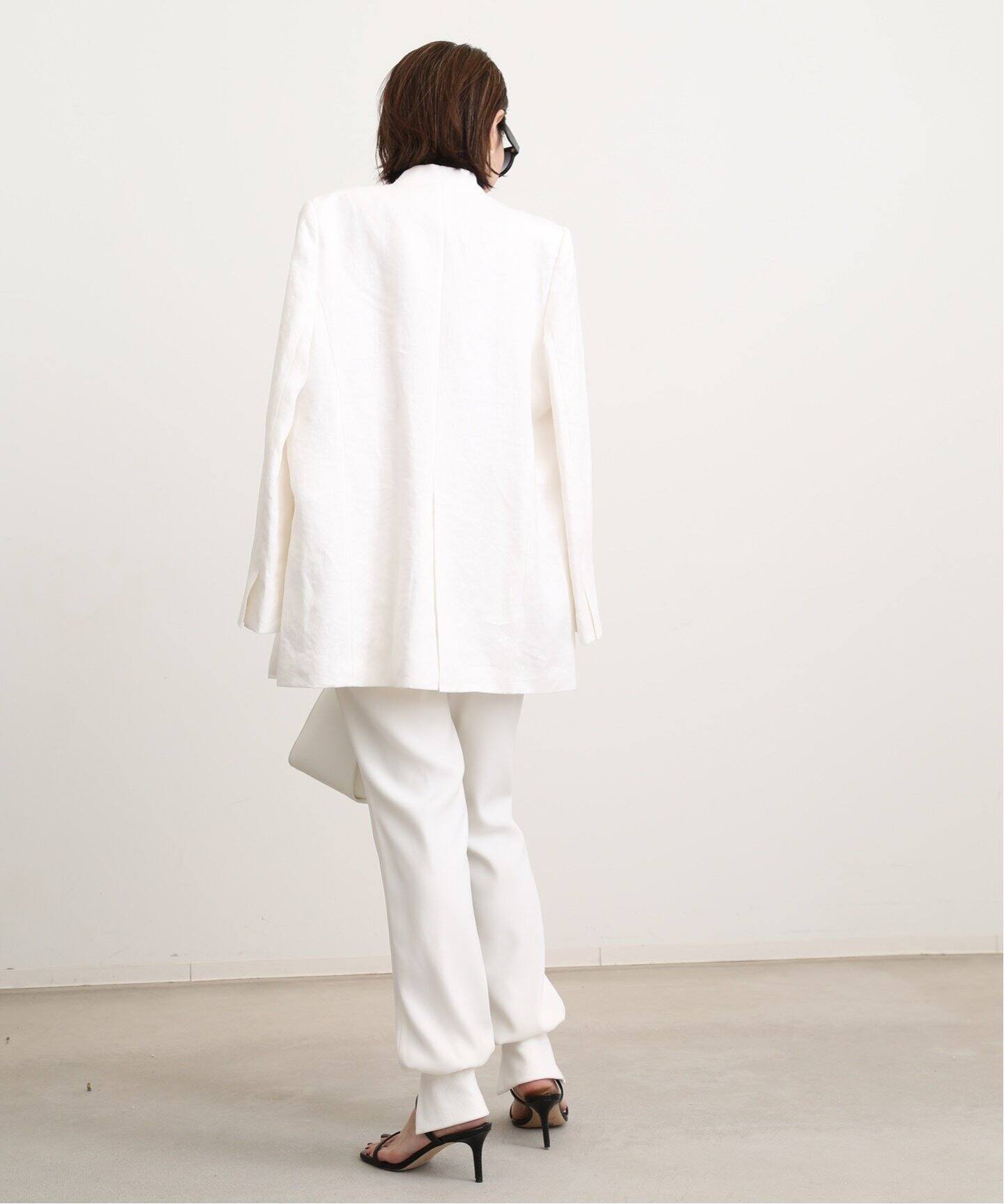 Col Pierrot /コル ピエロ】Rib Pants(WHITE)（その他パンツ）｜L 