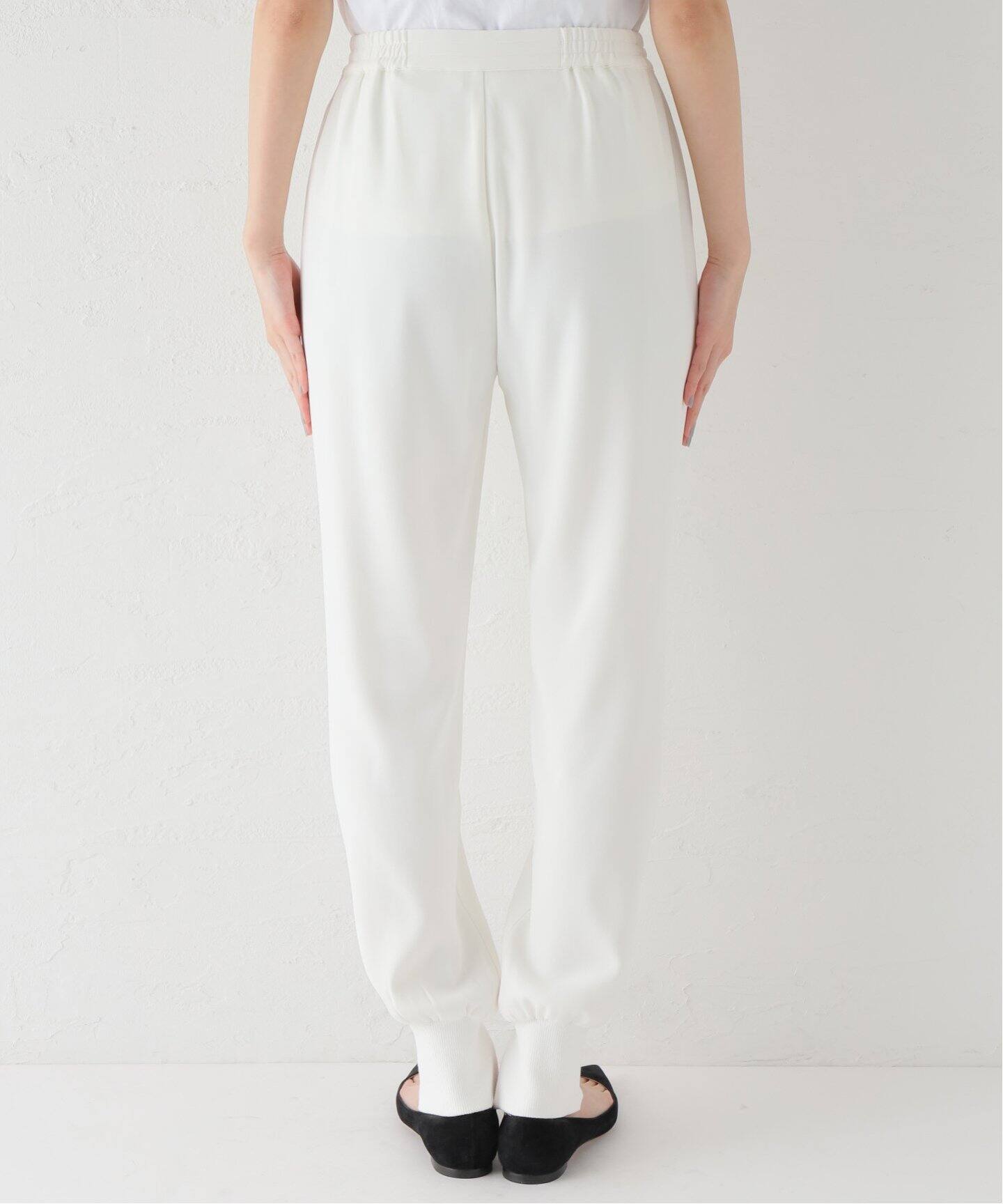 Col Pierrot /コル ピエロ】Rib Pants(WHITE)（その他パンツ）｜L  