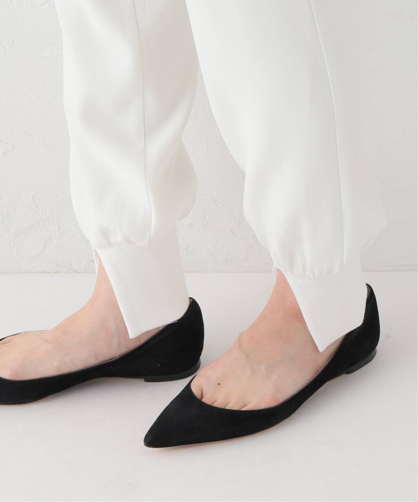 Col Pierrot /コル ピエロ】Rib Pants(WHITE)（その他パンツ）｜L 