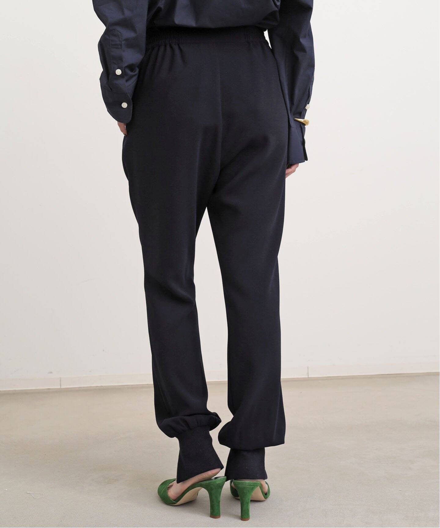 Col Pierrot /コル ピエロ】Rib Pants(NAVY)（その他パンツ）｜L  