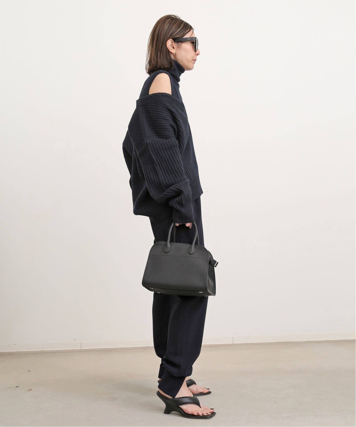 Col Pierrot /コル ピエロ】Rib Pants(NAVY)（その他パンツ）｜L 