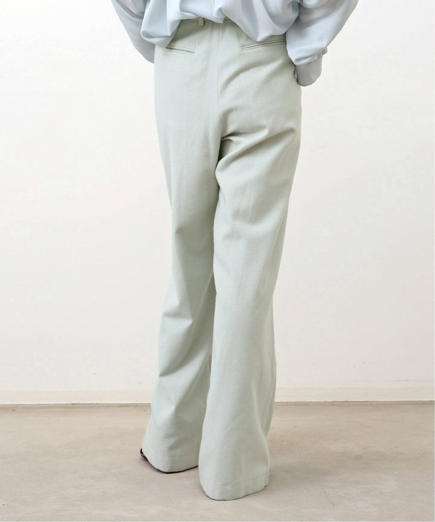 INDRESS/インドレス】 Flannel wool pants（スラックス）｜L  