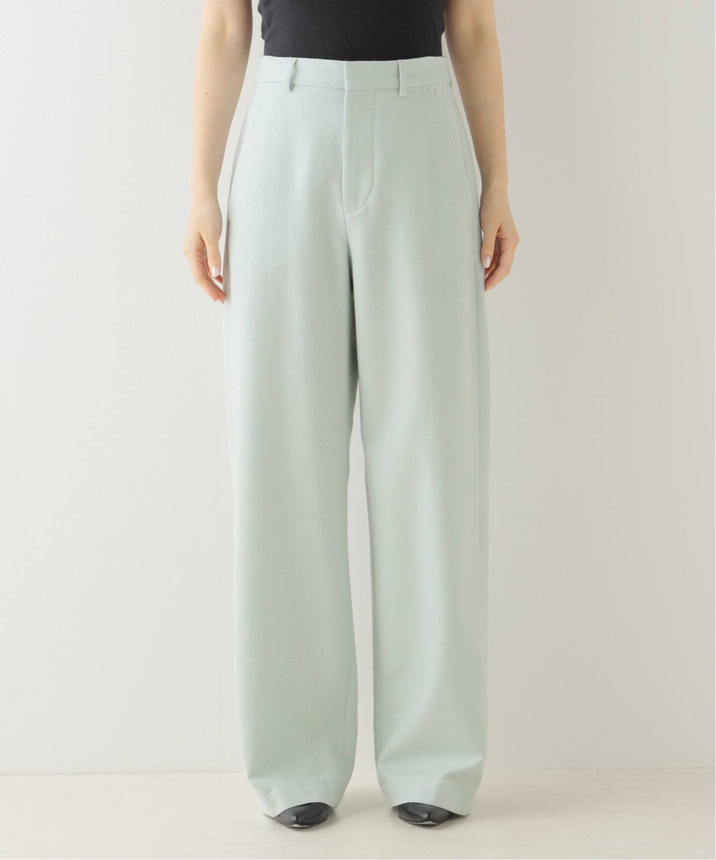 INDRESS/インドレス】 Flannel wool pants（スラックス）｜L 